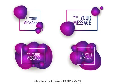 Abstract colorful geometric background. Web banner.