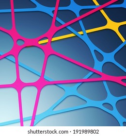 Abstract colorful geometric background for your science design. Vector illustration