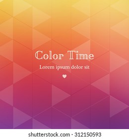 Abstract colorful geometric background for your design, web design or banner.