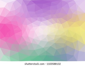 abstract colorful geometric background.polygon pattern vector