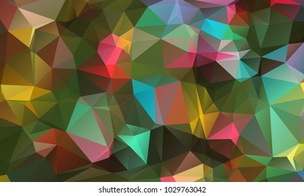 Abstract Colorful Geometric backgrounds. Polygonal vector backgrounds.