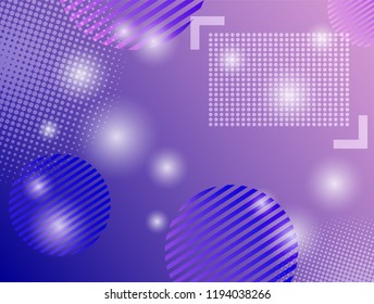 Abstract. Colorful geometric circle shapes background.,light and shiny for  layout, brochure,page, poster. Vector illustration