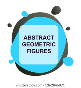 Abstract colorful geometric composition