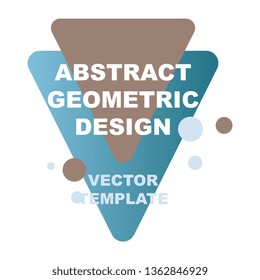 Abstract colorful geometric composition