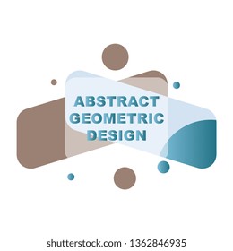 Abstract colorful geometric composition