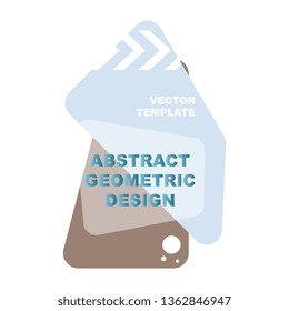 Abstract colorful geometric composition