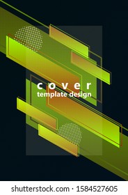 Abstract colorful geometric composition background of bright diagonal stripes and lines, frame for text. Dynamic, stylish design. Template for banners, flyers, posters, brochures. Vector illustration