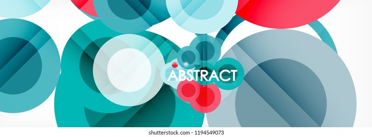 Abstrakte bunter geometrischer Aufbau - mehrfarbiger Hintergrund, Vektorgrafik