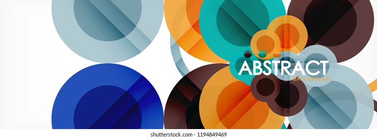 Abstrakte bunter geometrischer Aufbau - mehrfarbiger Hintergrund, Vektorgrafik