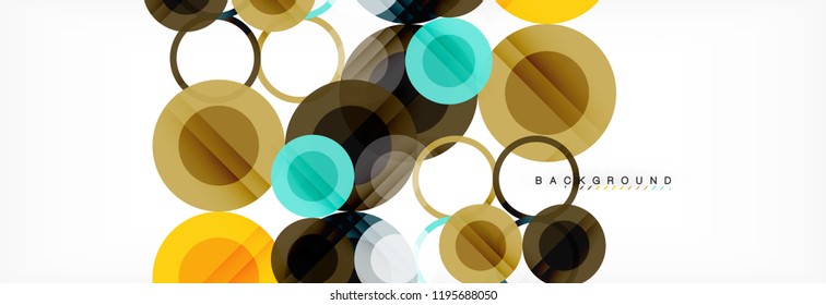 Abstrakte bunter geometrischer Aufbau - mehrfarbiger Hintergrund, Vektorgrafik