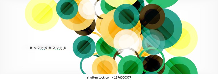 Abstrakte bunter geometrischer Aufbau - mehrfarbiger Hintergrund, Vektorgrafik