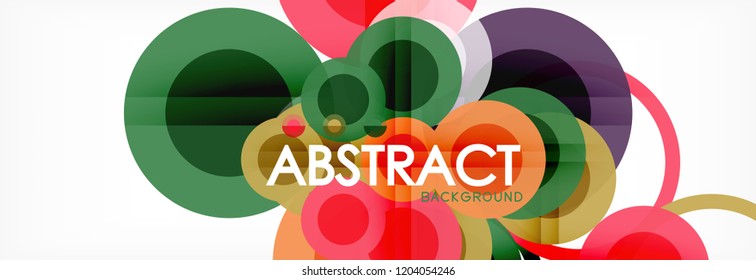 Abstrakte bunter geometrischer Aufbau - mehrfarbiger Hintergrund, Vektorgrafik
