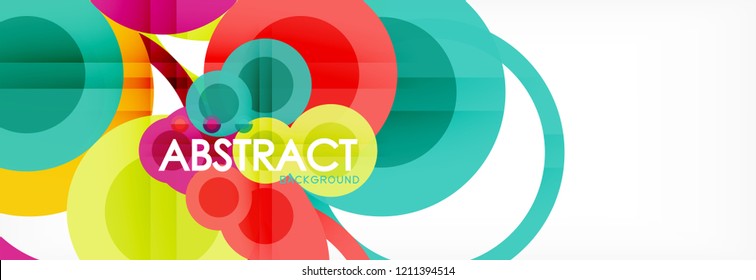 Abstrakte bunter geometrischer Aufbau - mehrfarbiger Hintergrund, Vektorgrafik