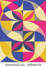 Abstract colorful geometric design. Vector illustration. Can be used for advertising, marketing, presentation.