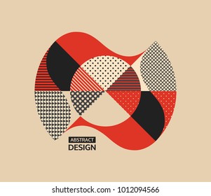 Abstract colorful geometric design. Vector illustration. Can be used for advertising, marketing, presentation.