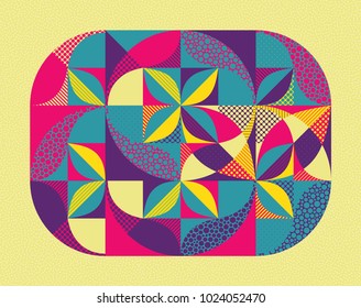 Abstract colorful geometric design. Vector illustration. Can be used for advertising, marketing, presentation.