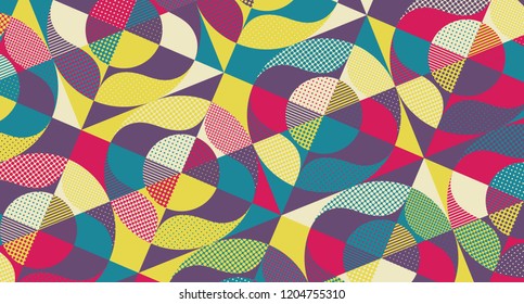 Abstract colorful geometric design. Vector illustration. Can be used for advertising, marketing, presentation.