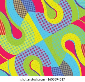 Abstract colorful geometric design. Vector illustration. Can be used for advertising, marketing, presentation.