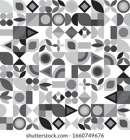 Abstract colorful geometric design. Vector illustration. Pattern can be used as a template for brochure, annual report, magazine, poster, presentation, flyer and banner.