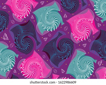 abstract  colorful  geometric glitch  squares shapes pattern 