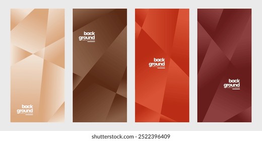 Abstract Colorful Geometric Gradient Background. Vector Illustration. Suitable for Cover, book, social media story, poster, magazine and Page Layout Design