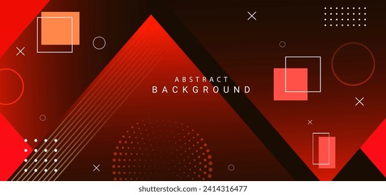 Abstract colorful geometric illustration design background vector