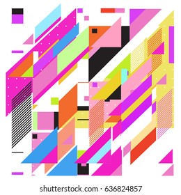 Abstract colorful geometric isometric background. can be used for wallpaper and fabric printed. Template for poster, backdrop, book cover, brochure, and vector illustration.