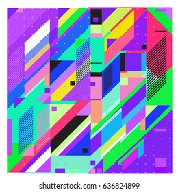 Abstract colorful geometric isometric background. can be used for wallpaper and fabric printed. Template for poster, backdrop, book cover, brochure, and vector illustration.