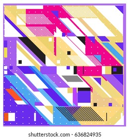 Abstract colorful geometric isometric background. can be used for wallpaper and fabric printed. Template for poster, backdrop, book cover, brochure, and vector illustration.