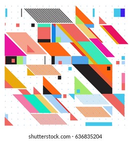 Abstract colorful geometric isometric background. can be used for wallpaper and fabric printed. Template for poster, backdrop, book cover, brochure, and vector illustration.
