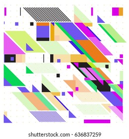 Abstract colorful geometric isometric background. can be used for wallpaper and fabric printed. Template for poster, backdrop, book cover, brochure, and vector illustration.