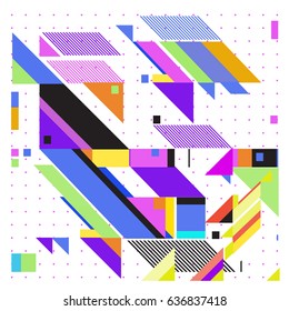 Abstract colorful geometric isometric background. can be used for wallpaper and fabric printed. Template for poster, backdrop, book cover, brochure, and vector illustration.