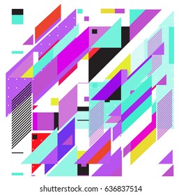 Abstract colorful geometric isometric background. can be used for wallpaper and fabric printed. Template for poster, backdrop, book cover, brochure, and vector illustration.