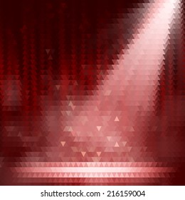 Abstract colorful geometric light background. Vector illustration