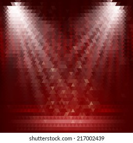 Abstract colorful geometric light background. Vector illustration