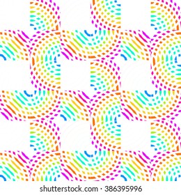 Abstract colorful geometric lines seamless pattern background wallpaper design 
Eps 10 stock vector illustration 