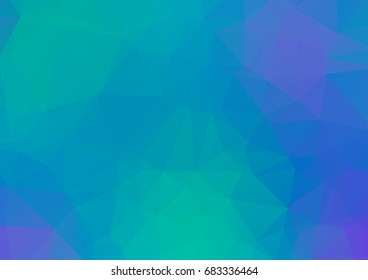 Abstract colorful geometric low poly background. Vector illustration