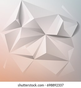 Abstract colorful geometric low poly background. Vector illustration.