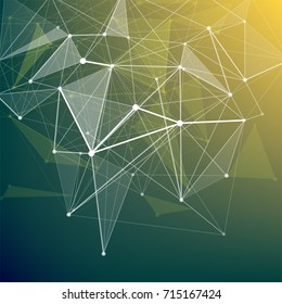 Abstract colorful geometric low poly background. Vector illustration.