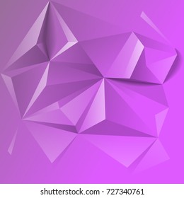Abstract colorful geometric low poly background. Vector illustration.
