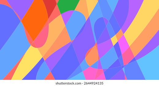 Abstract colorful geometric pattern (1)