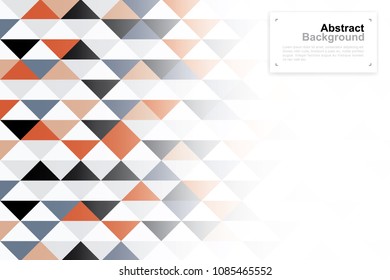 Abstract colorful geometric pattern background for template design. Vector illustration.