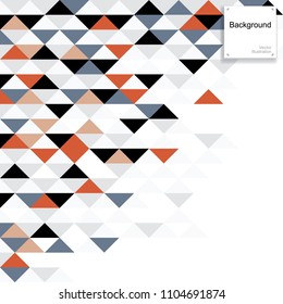 Abstract colorful geometric pattern background for template design. Vector illustration.