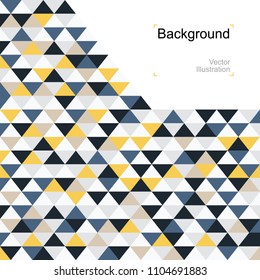 Abstract colorful geometric pattern background for template design. Vector illustration.
