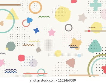 Abstract of colorful geometric pattern background, illustraiton vector eps10