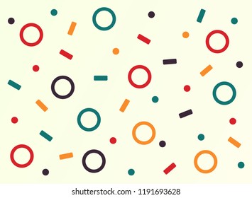 Abstract of colorful geometric pattern background, vector eps10