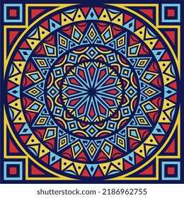 Abstract colorful geometric pattern background