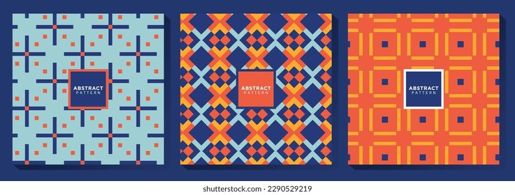 Abstract Colorful Geometric Pattern Background