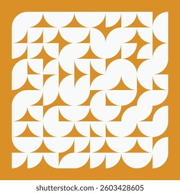 Abstract colorful geometric pattern background, trendy vector shapes art. Bauhaus pattern background. Minimal cover design. Abstract colorful backgrounds for cards, posters, covers, banners, or brand