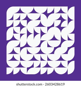 Abstract colorful geometric pattern background, trendy vector shapes art. Bauhaus pattern background. Minimal cover design. Abstract colorful backgrounds for cards, posters, covers, banners, or brand